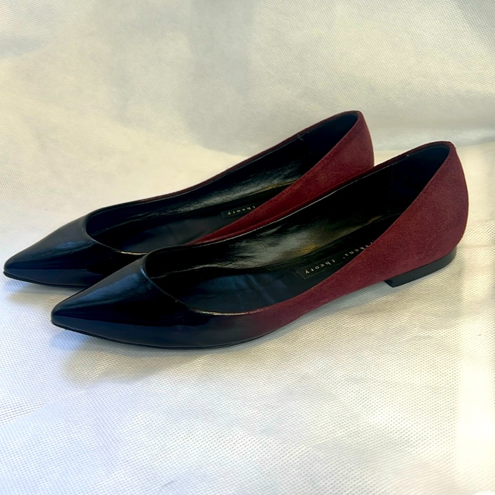Theysken’s Theory, size 36.5 | 6.5, patent leather, ombré black to purple